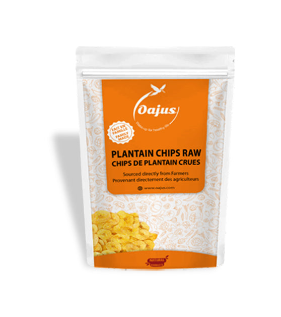 Oajus PLANTAIN Chips (prepared in COCONUT oil)